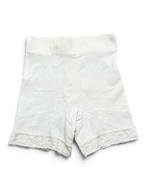 60s Subtract Vintage Girdle Shorts Shapewear Lace Open Crotch L Large XL 32